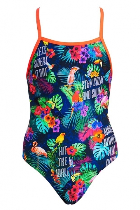 FUNKITA GIRLS DIAMOND BACK ONE PIECE - Swimwear-Girls/Kids : Beach Hut ...