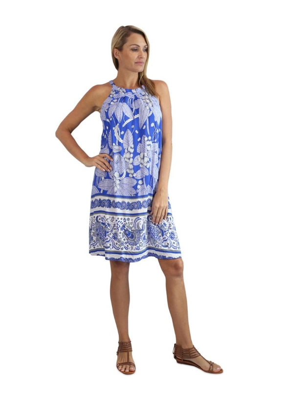 SHORT CHLOE DRESS - Clothing-Dresses : Beach Hut - SUNDRENCHED S18/19